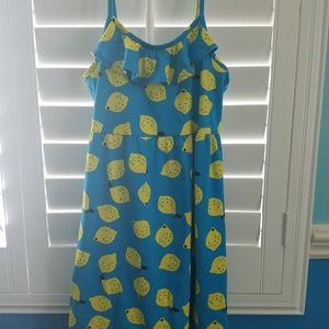 Faded Glory Spaghetti Strap Sun Dress Girls XL